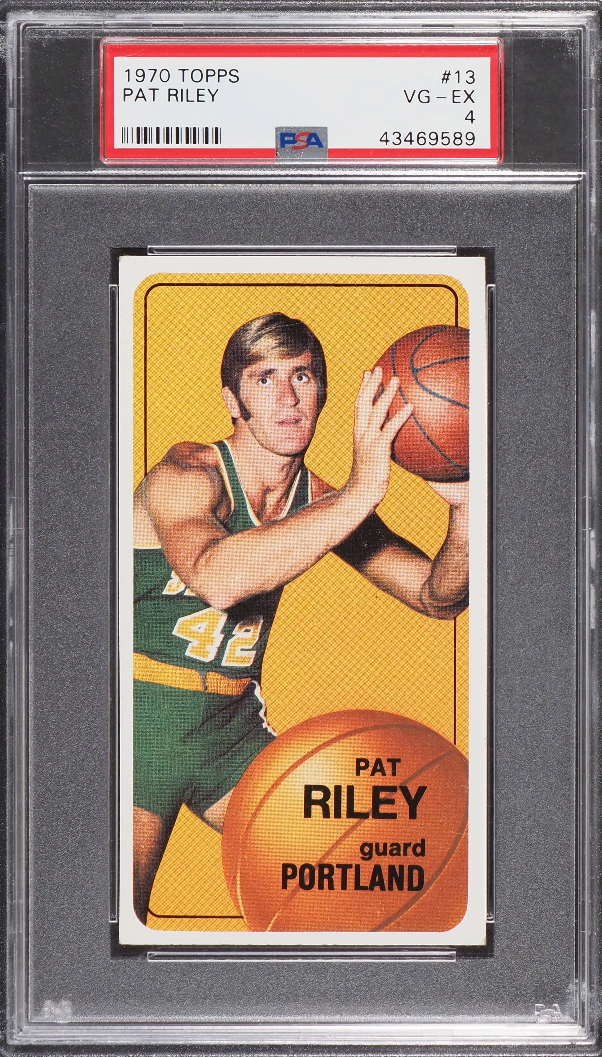 1970 Topps Basketball Pat Riley ROOKIE #13 PSA 4 VGEX