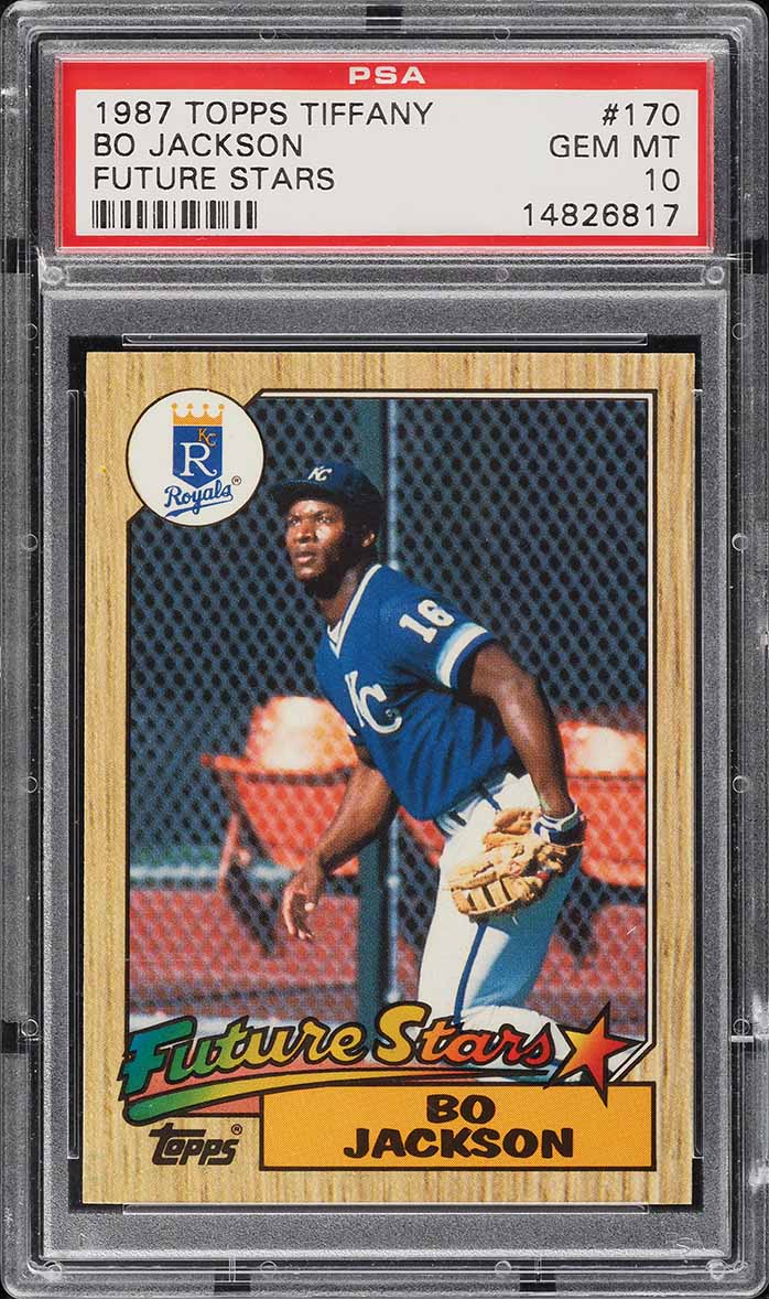 1987 Topps Tiffany Future Stars Bo Jackson ROOKIE #170 PSA 10 GEM MINT