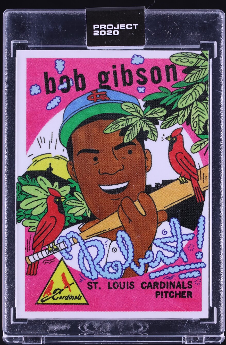 2020 Topps Project 2020 By Ermsy Bob Gibson #84