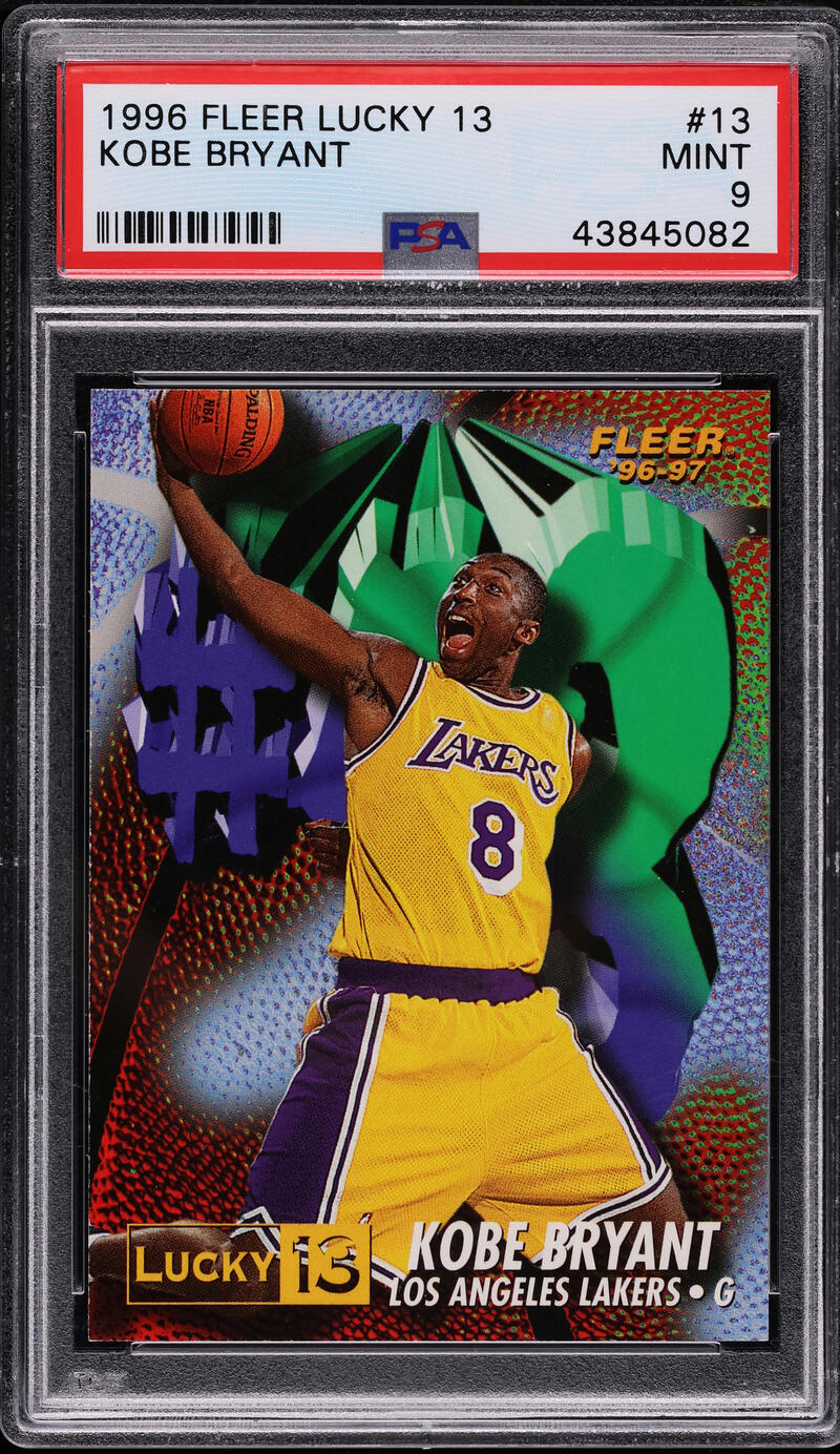 その他 Fleer Kobe Rookie Lucky 13 Redemption 1996 97 FLEER LUCKY 13 Kobe Bryant with Redemption card HOT DEAL