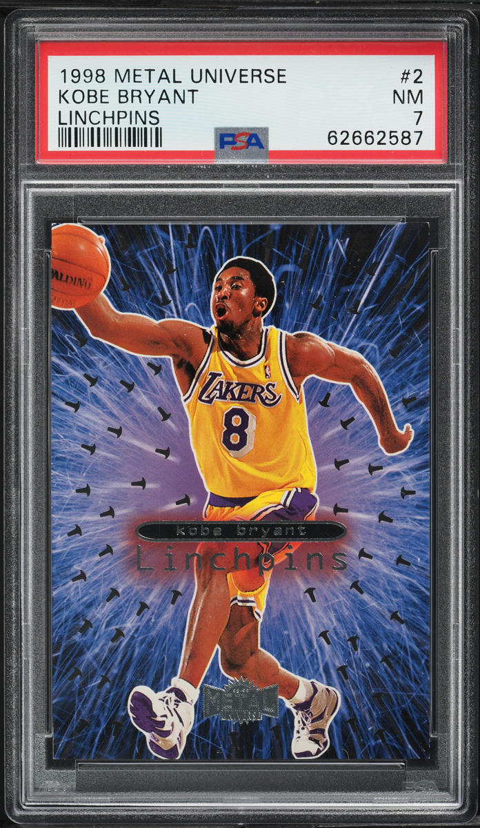 1998 Metal Universe Linchpins Kobe Bryant #2 PSA 7 NRMT
