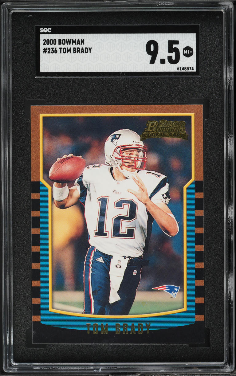2000 Bowman Football Tom Brady ROOKIE #236 SGC 9.5 MINT+