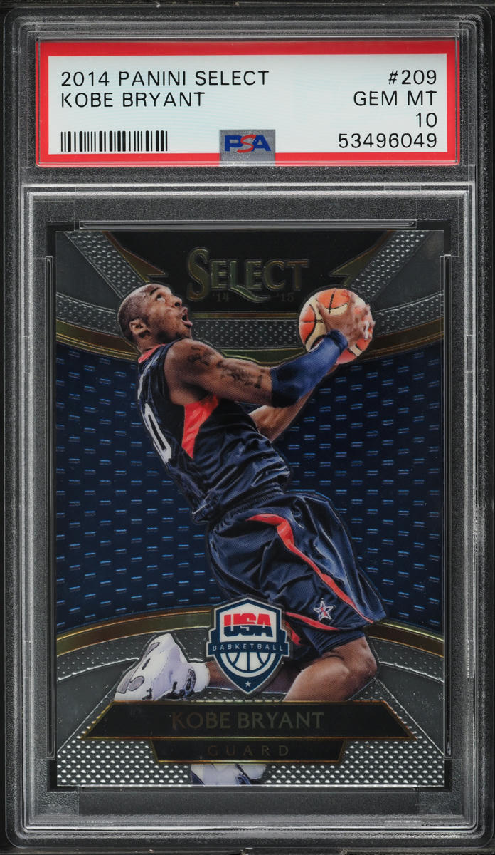 2014 Select Courtside Kobe Bryant #209 PSA 10 GEM MINT