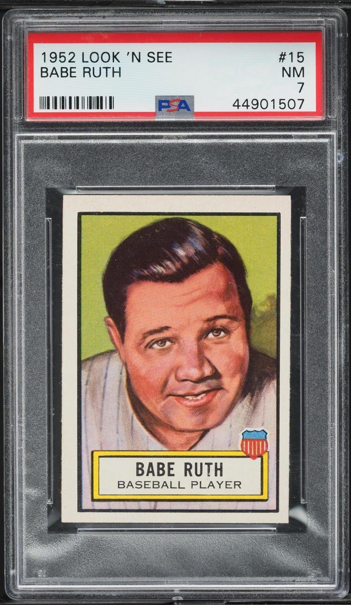 1952 Look 'N See Babe Ruth #15 PSA 7 NRMT
