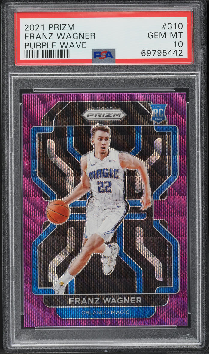 2021 Panini Prizm Purple Wave Franz Wagner ROOKIE #310 PSA 10 GEM MINT