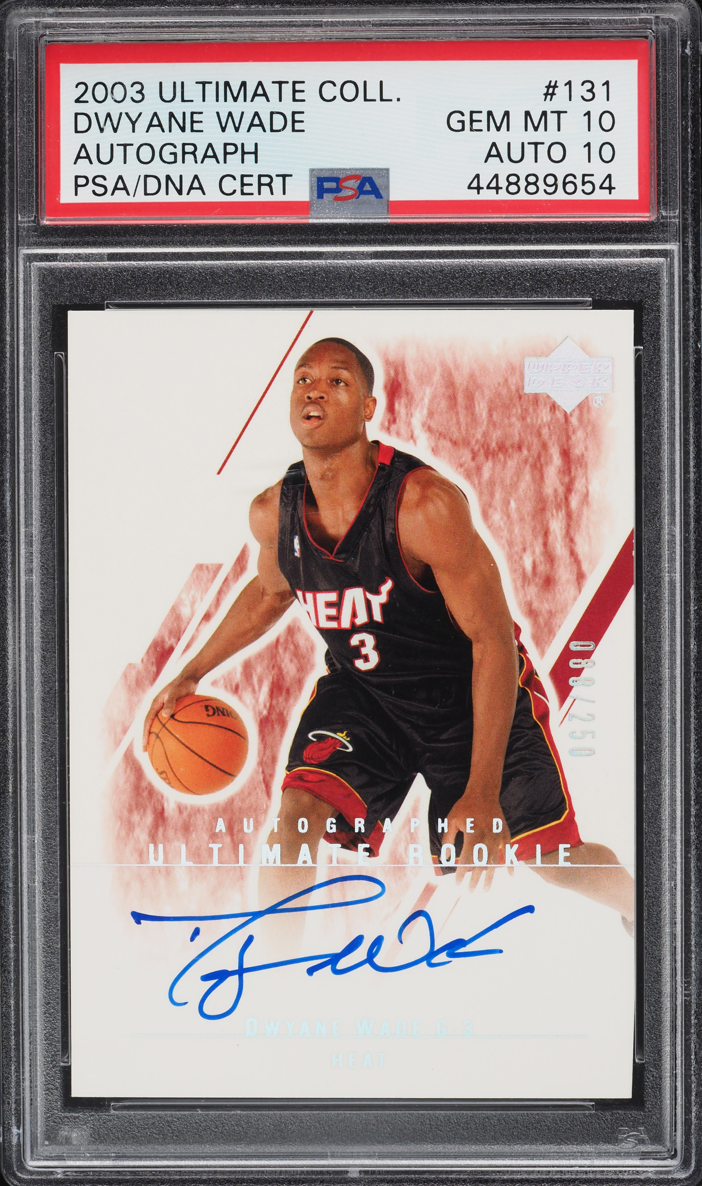 Dwyane Wade 2003 Upper Deck Ultimate Collection #131 Ultimate Rookie ...