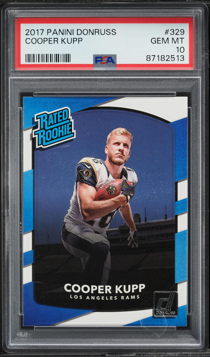 2017 Donruss Football Cooper Kupp ROOKIE #329 PSA 10 GEM MINT
