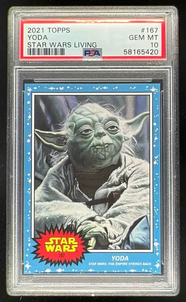 2021 Topps Living Star Wars #167 Yoda PSA 10
