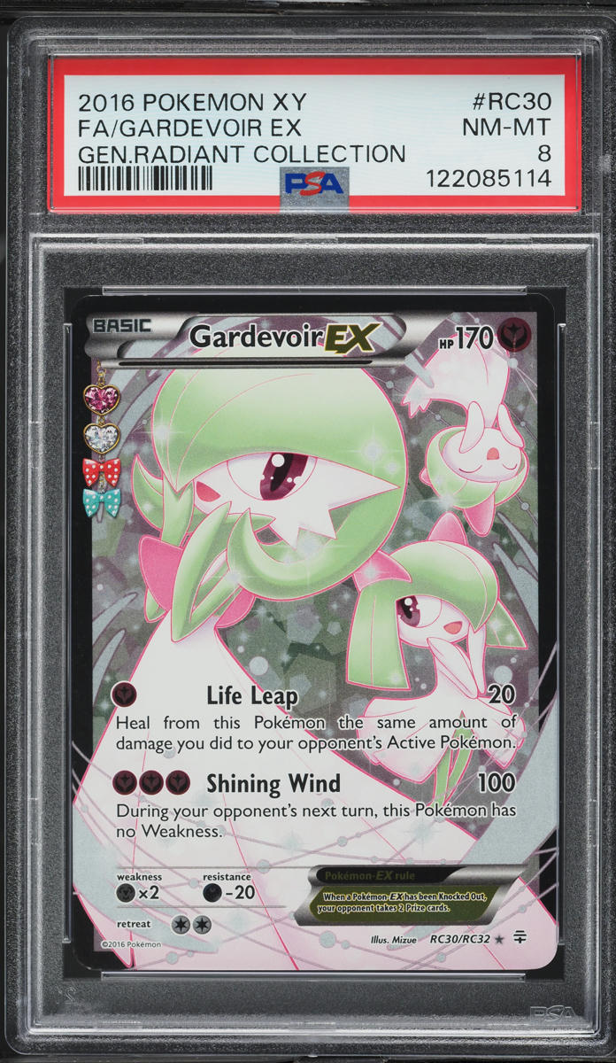 2016 Pokemon XY Generations Radiant Collection Gardevoir EX #RC30 PSA 8 NM-MT
