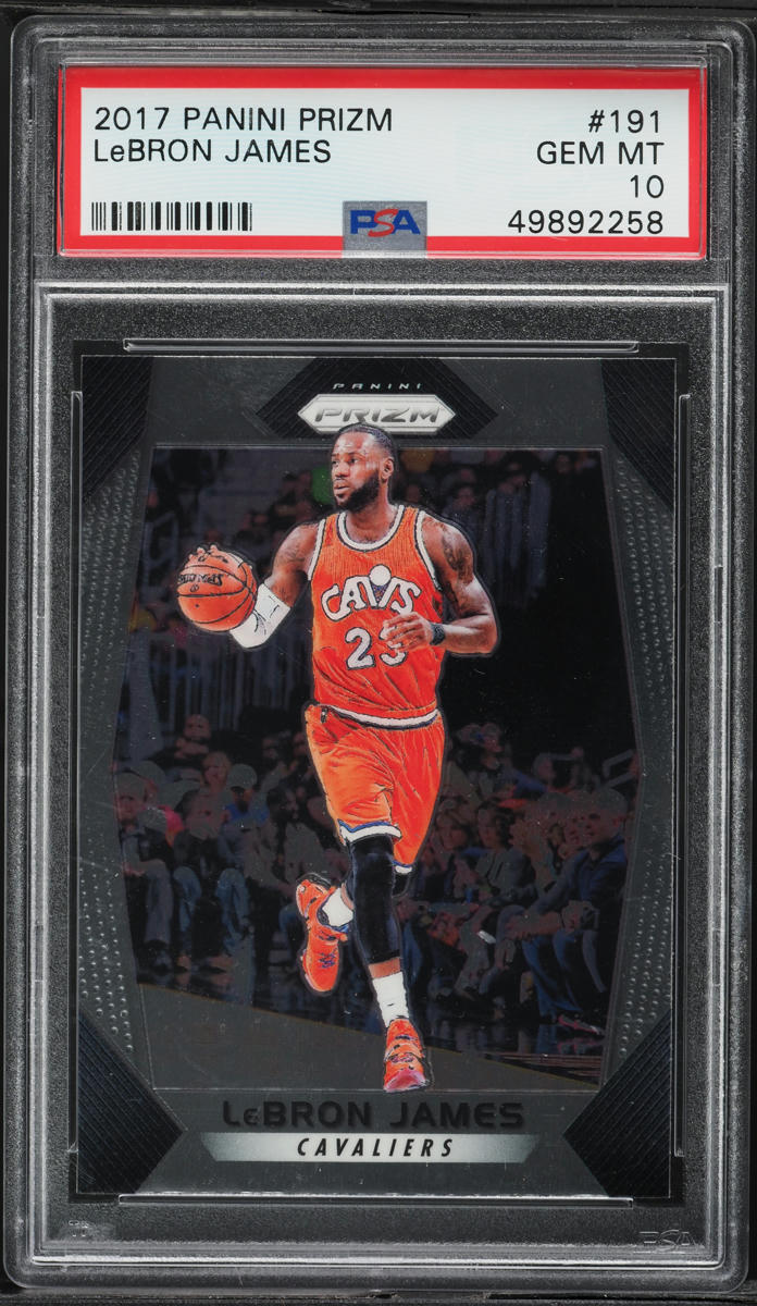 2017 Panini Prizm LeBron James #191 PSA 10 GEM MINT