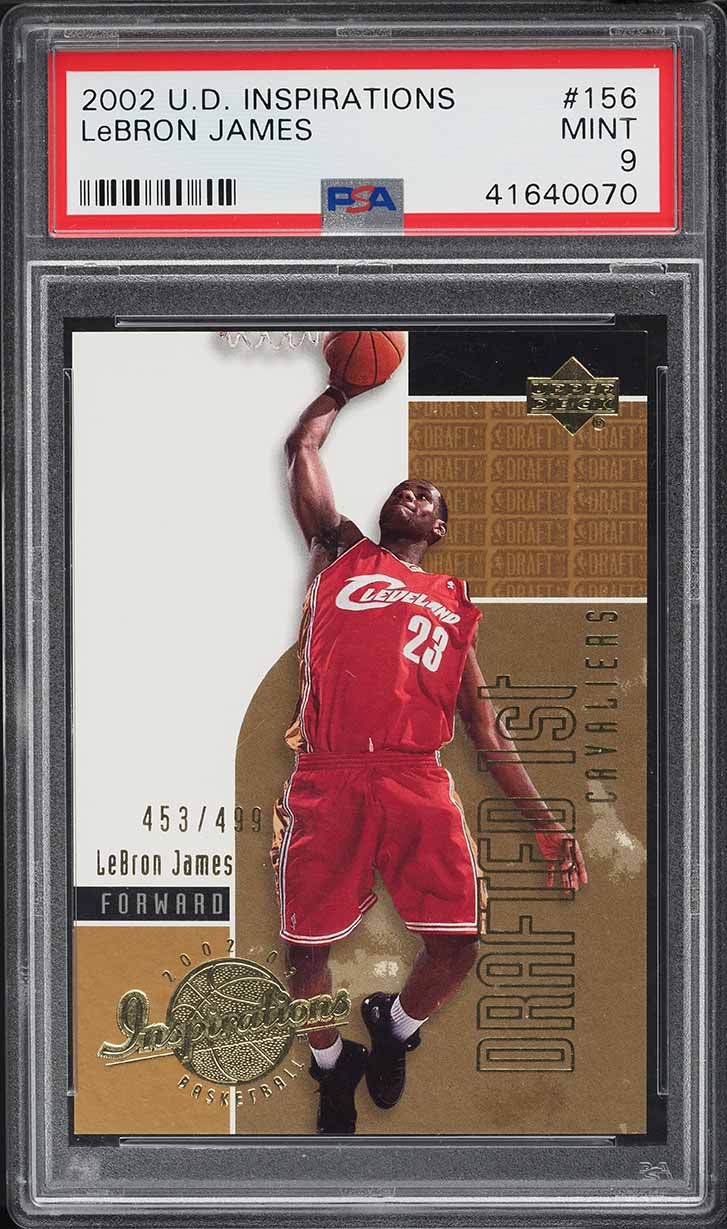 UD inspirations Lebron James RC 499枚限定 LeBron James 2002 Upper Deck Inspirations #156 Base /499