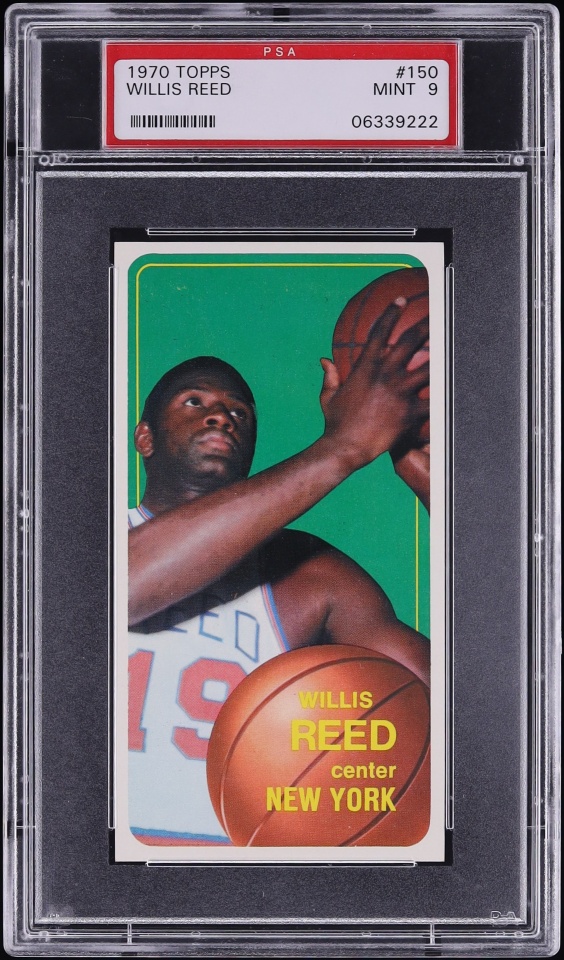 1970 Topps Basketball Willis Reed #150 PSA 9 MINT