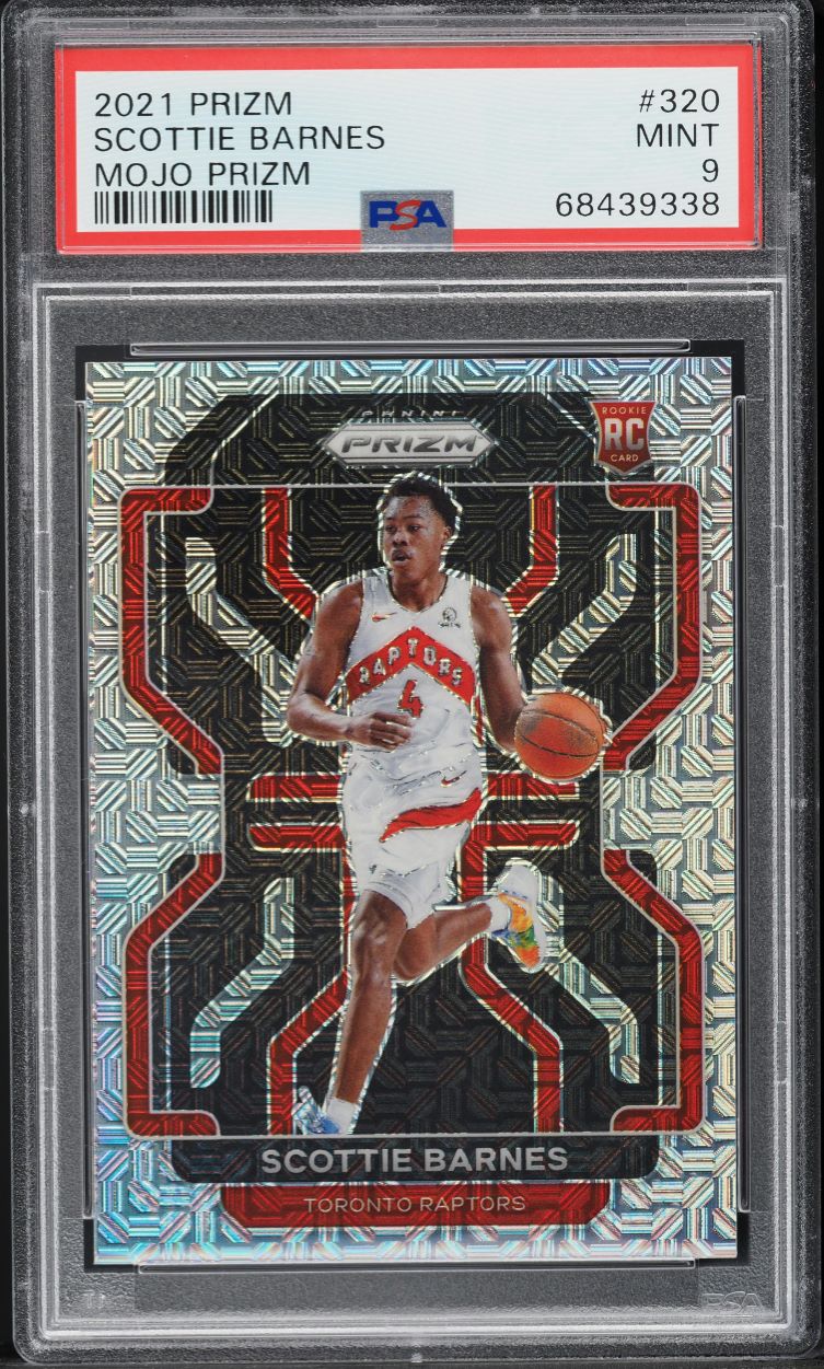2021 Panini Prizm Mojo Scottie Barnes ROOKIE /25 #320 PSA 9 MINT