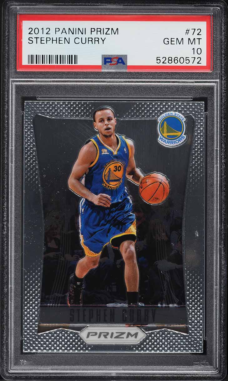 2012 Panini Prizm Stephen Curry #72 PSA 10 GEM MINT
