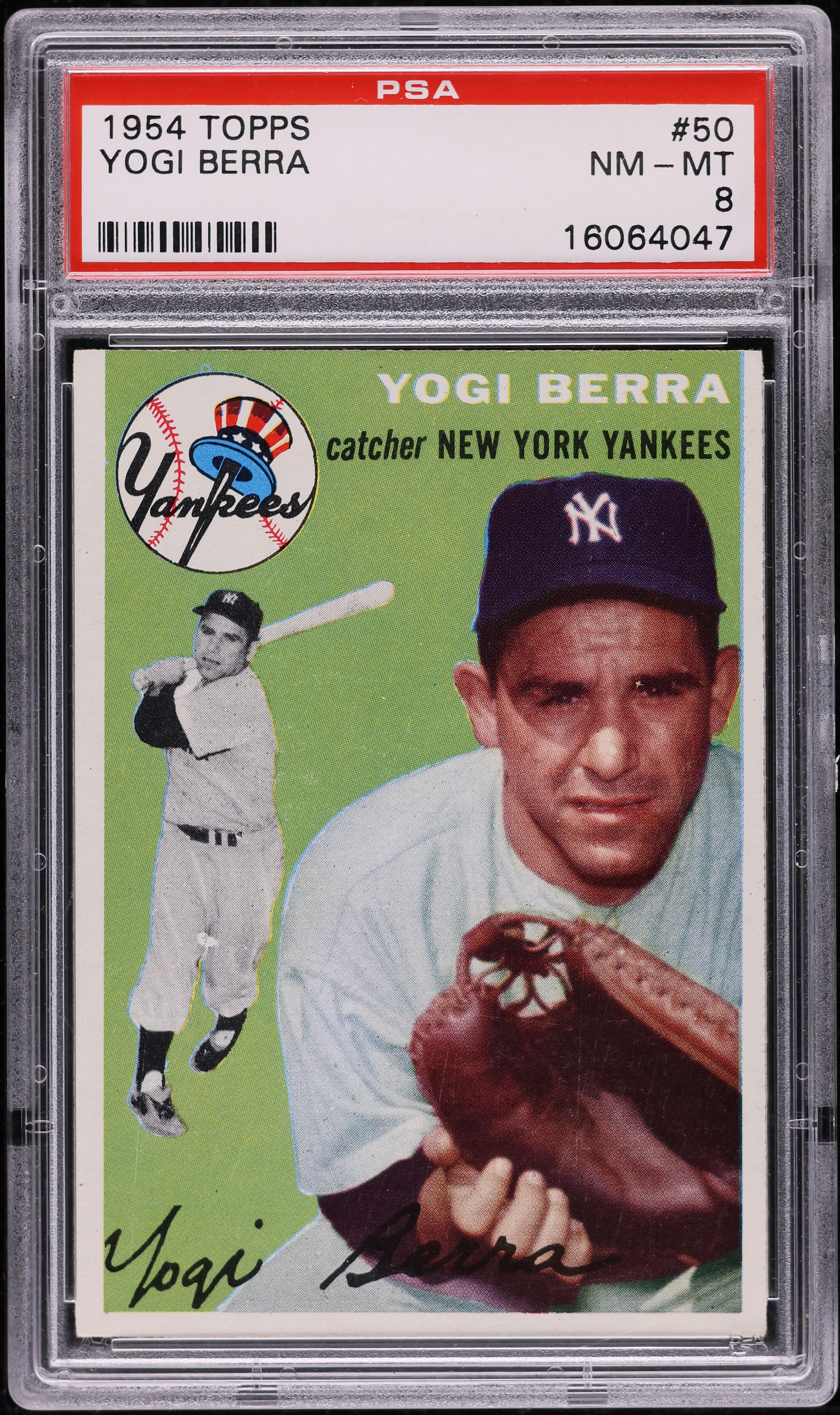 1954 Topps Yogi Berra #50 PSA 8 NM-MT