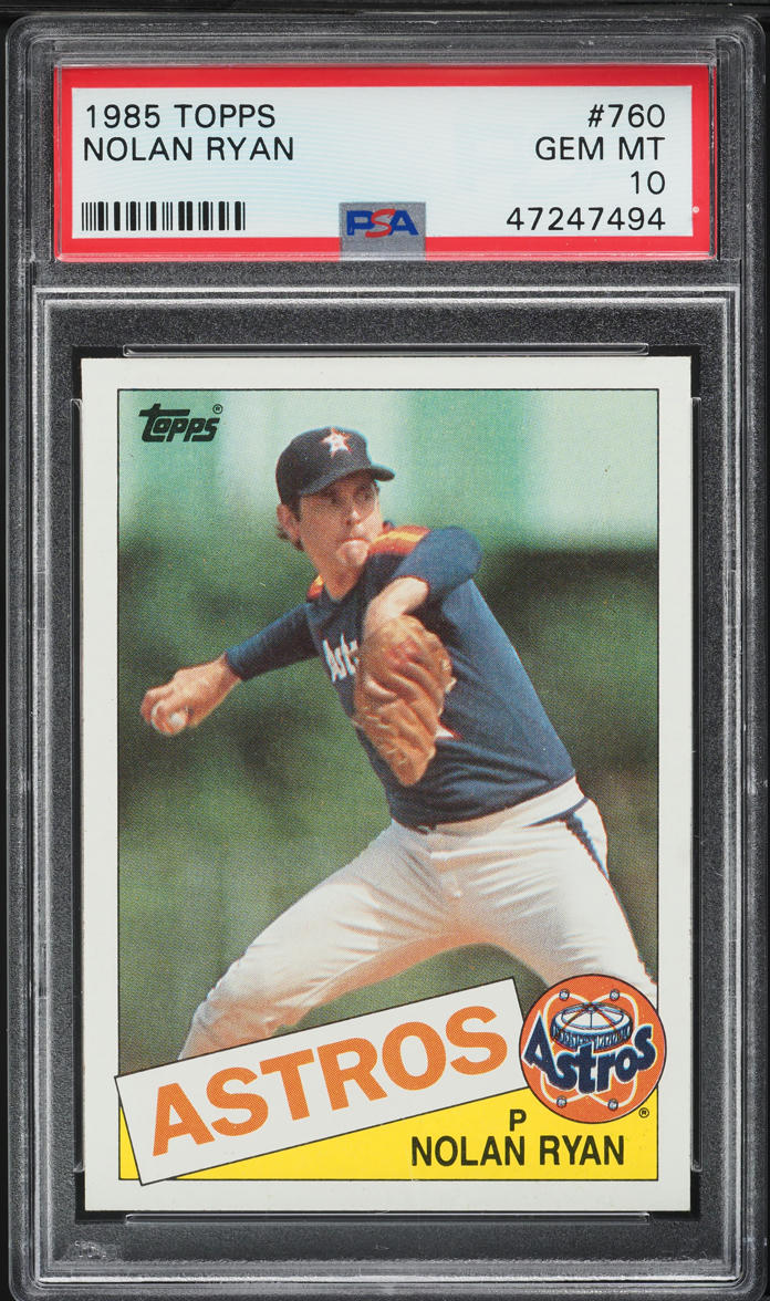 1985 Topps Nolan Ryan #760 PSA 10 GEM MINT