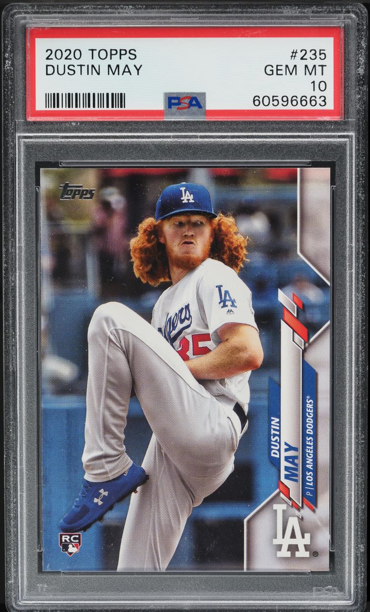 2020 Topps Dustin May ROOKIE #235 PSA 10 GEM MINT