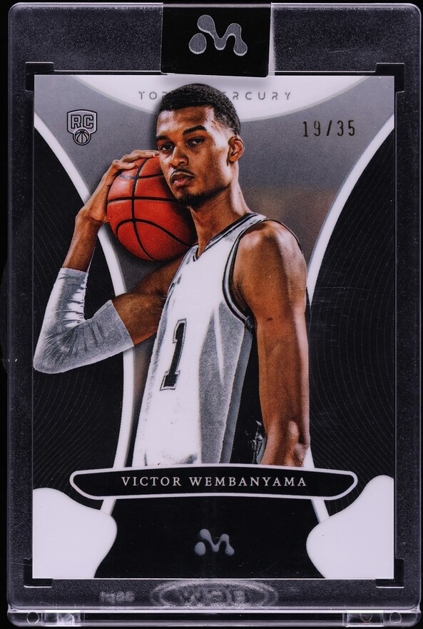 2023 Topps Mercury White Refractor Victor Wembanyama ROOKIE /35 #9