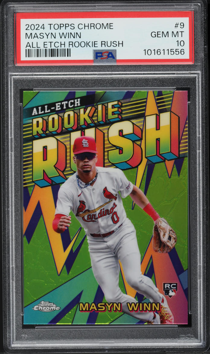 2024 Topps Chrome All-Etch Rush Masyn Winn ROOKIE #CERR-9 PSA 10 GEM MINT