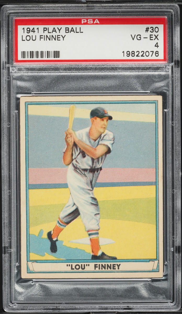 1941 Play Ball Lou Finney #30 PSA 4 VGEX
