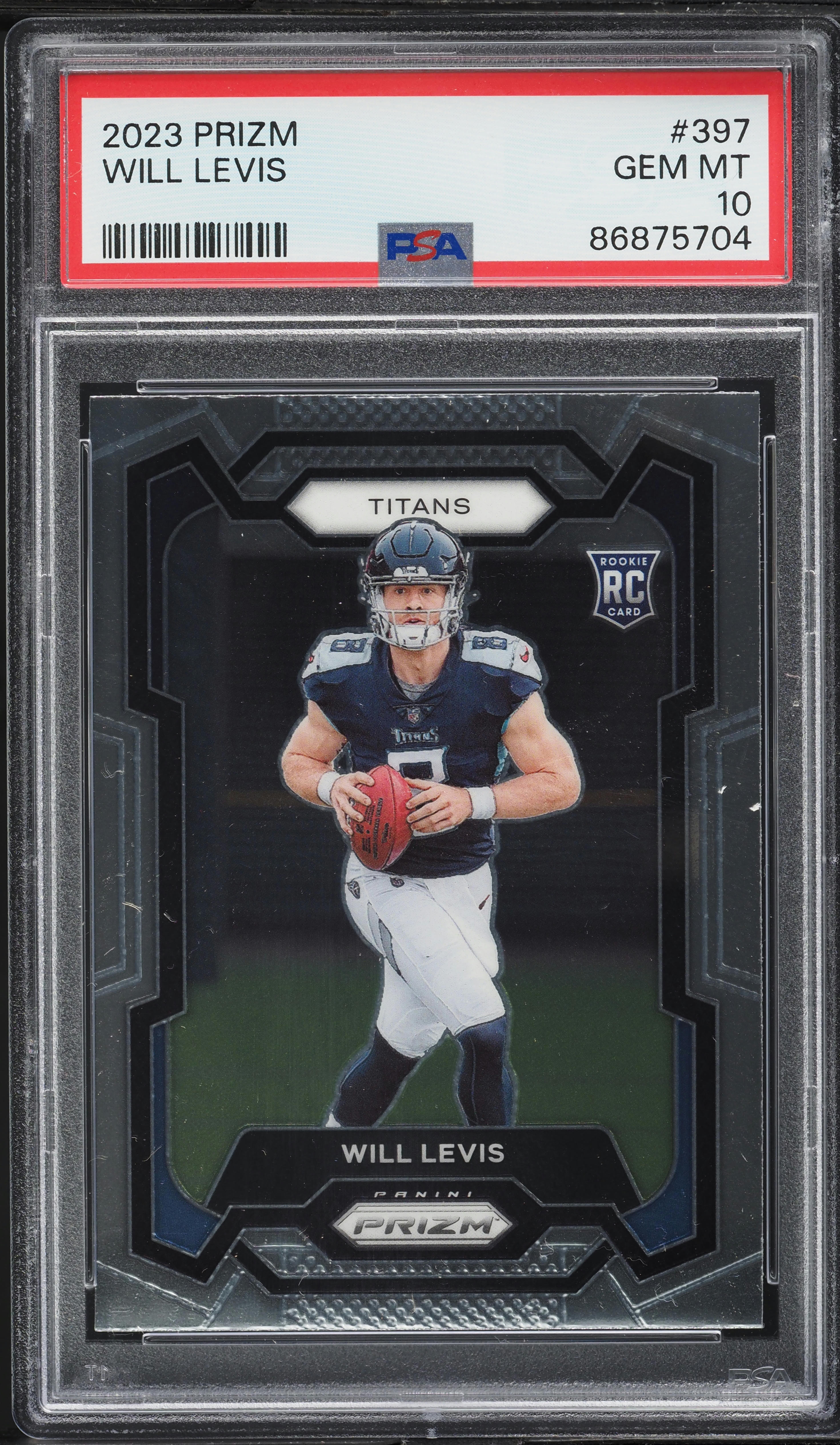 2023 Panini Prizm Will Levis ROOKIE #397 PSA 10 GEM MINT