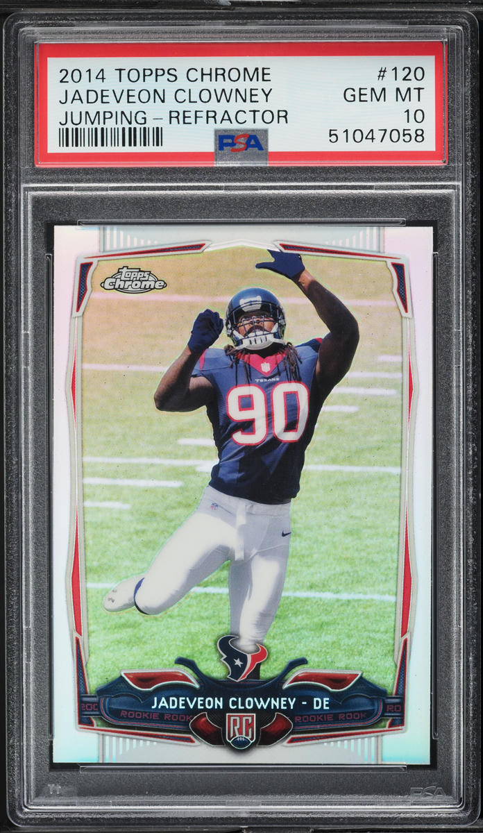 2014 Topps Chrome Refractor Jadeveon Clowney ROOKIE #120 PSA 10 GEM MINT