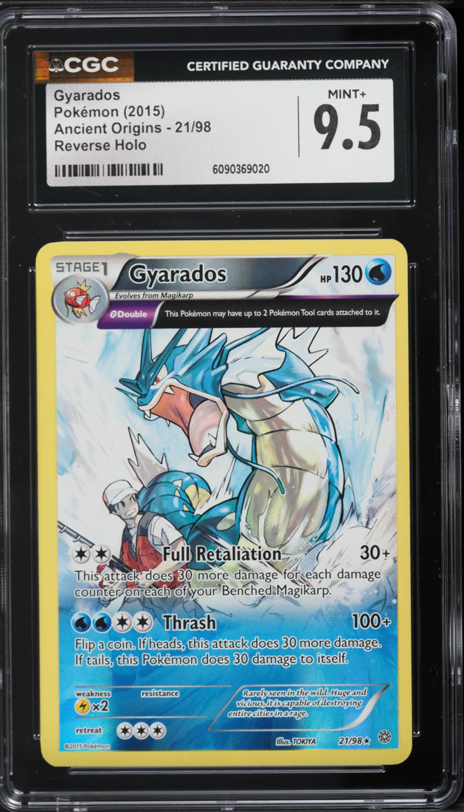 Gyarados 2015 XY: Ancient Origins #21/98 Reverse Holo Price Guide
