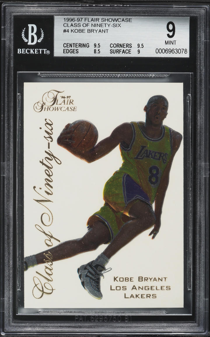 その他 1996-97 Flair Showcase #4 Class of 96' Kobe Bryant 1996 Flair Showcase #4 Class of '96 Price Guide