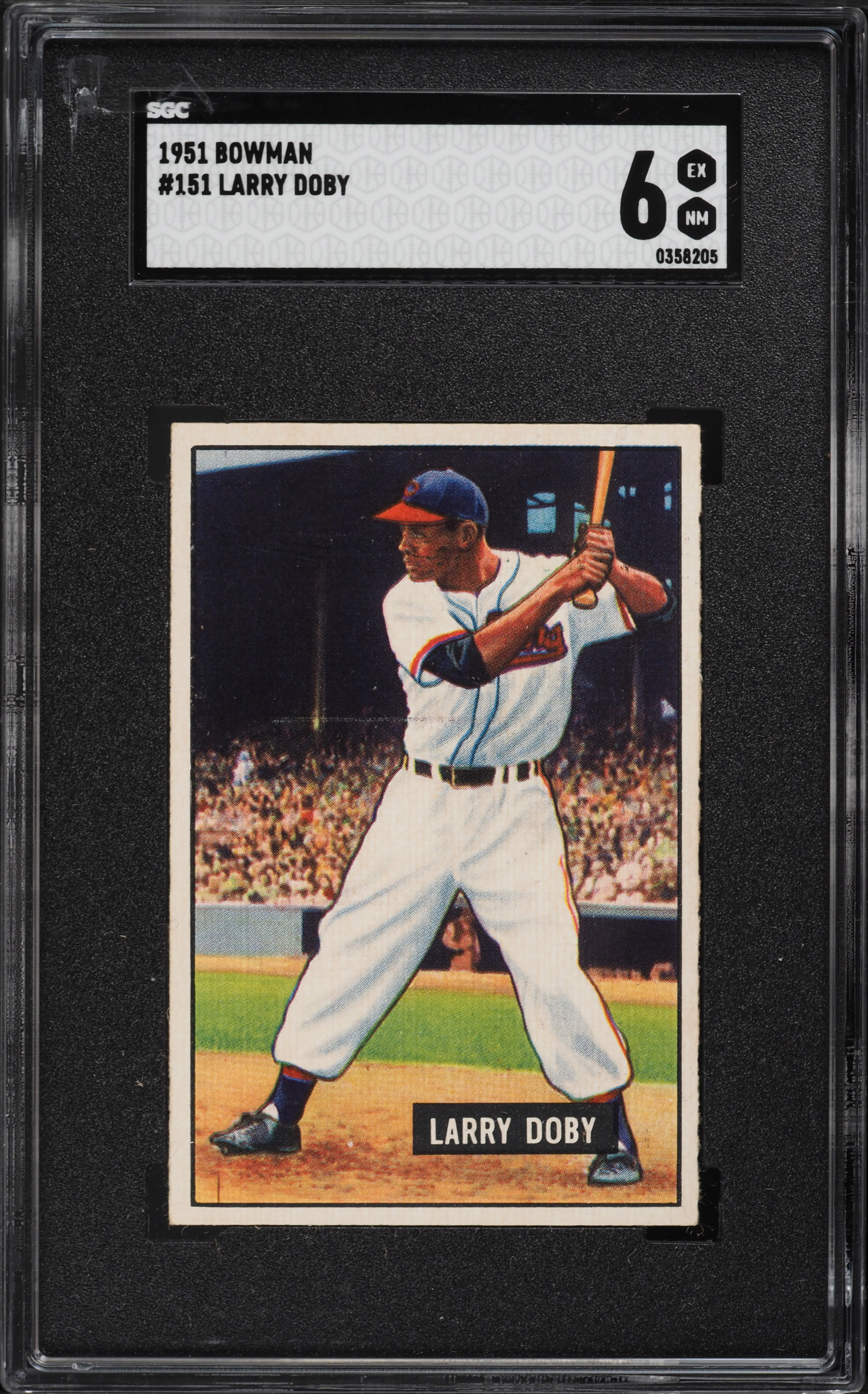 1951 Bowman Larry Doby #151 SGC 6 EXMT