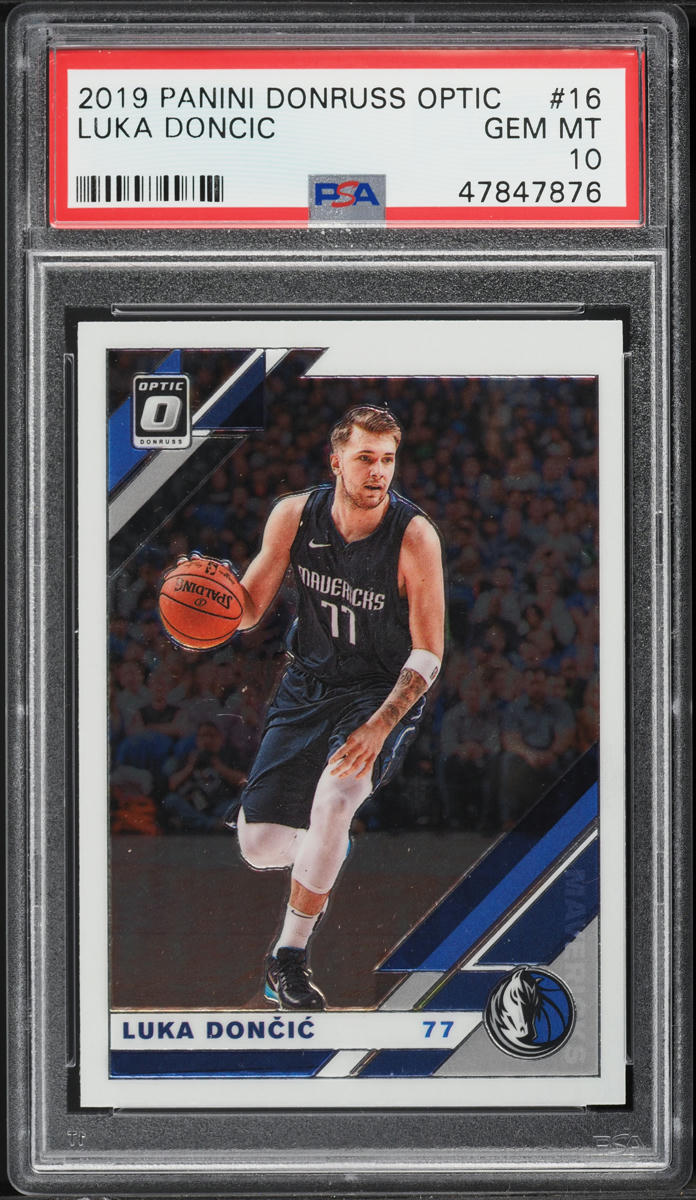 2019 Donruss Optic Luka Doncic #16 PSA 10 GEM MINT