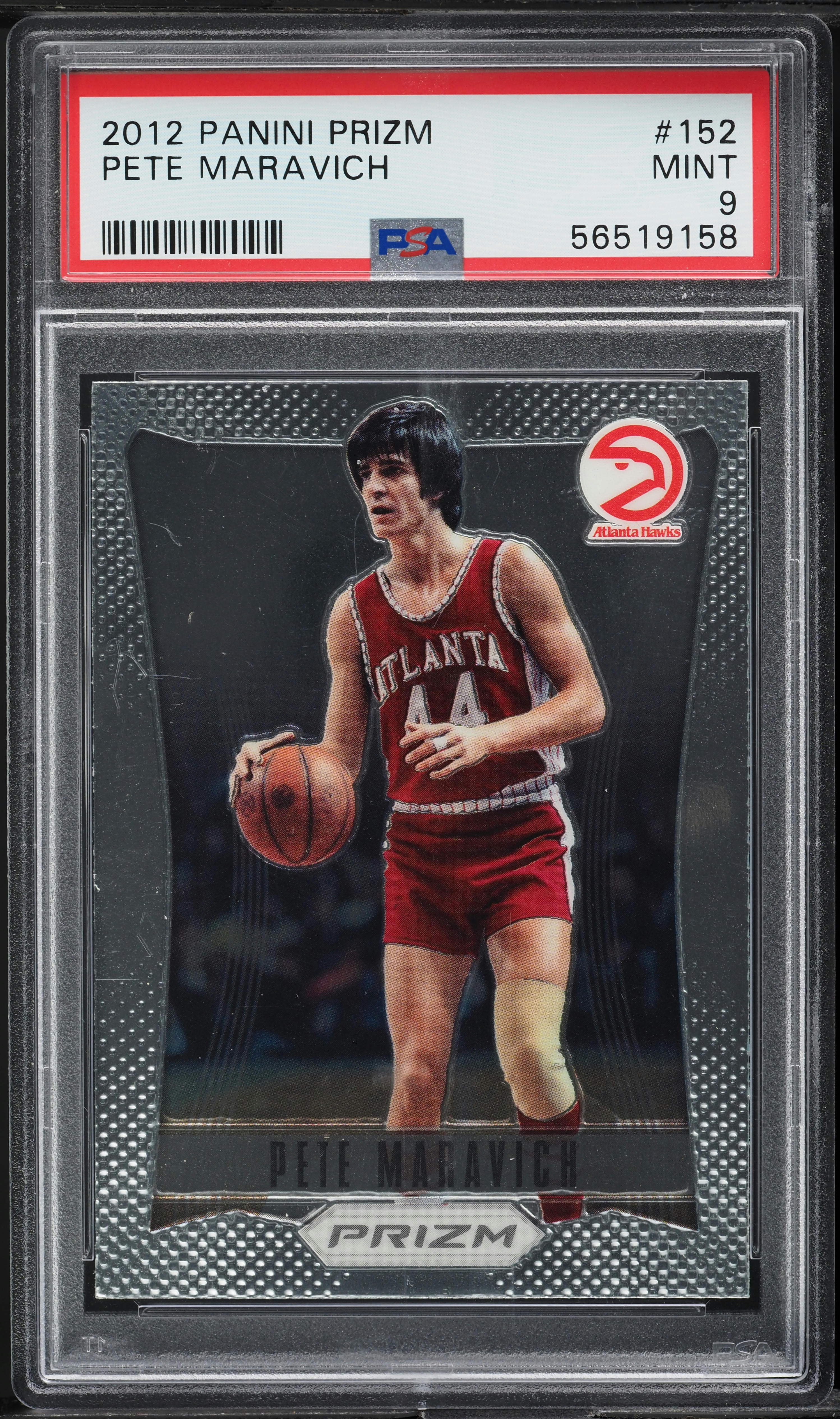 2012 Panini Prizm Pete Maravich #152 PSA 9 MINT