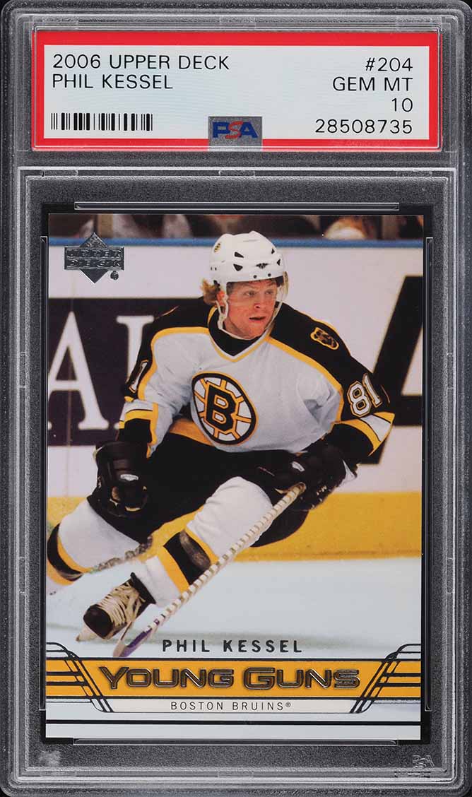 2006 Upper Deck Young Guns Phil Kessel ROOKIE #204 PSA 10 GEM MINT