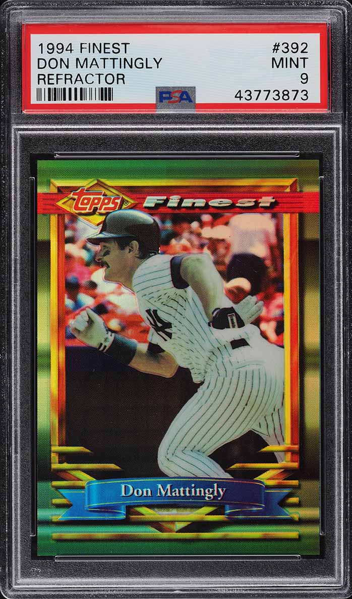 1994 Finest Refractor Don Mattingly #392 PSA 9 MINT