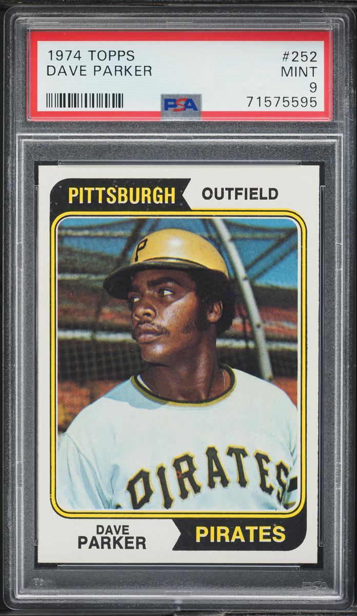 1974 Topps Dave Parker ROOKIE #252 PSA 9 MINT