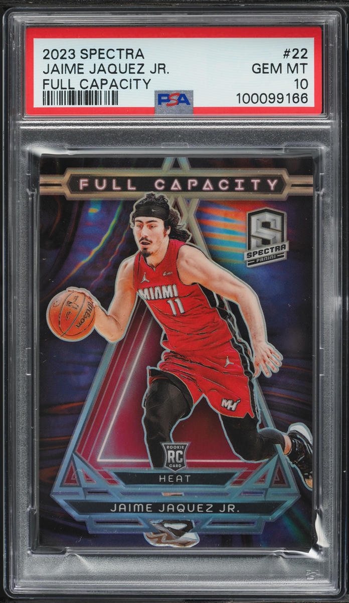 2023 Panini Spectra Full Capacity Jaime Jaquez Jr. ROOKIE #22 PSA 10 GEM MINT