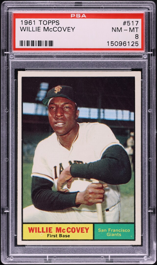 1961 Topps Willie McCovey #517 PSA 8 NM-MT