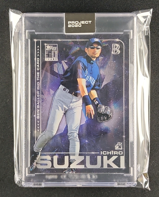 2020 Topps Project 2020 By Ben Baller Ichiro Suzuki #1 MBA AUTH