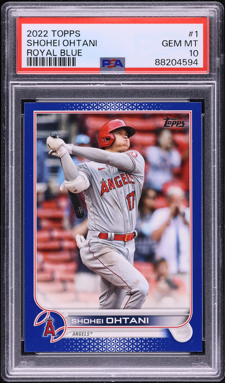 2022 Topps Royal Blue Shohei Ohtani #1 PSA 10 GEM MINT