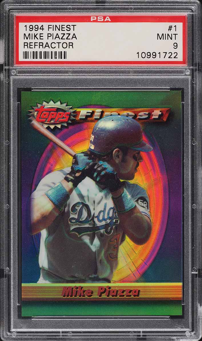 1994 Finest Refractor Mike Piazza #1 PSA 9 MINT