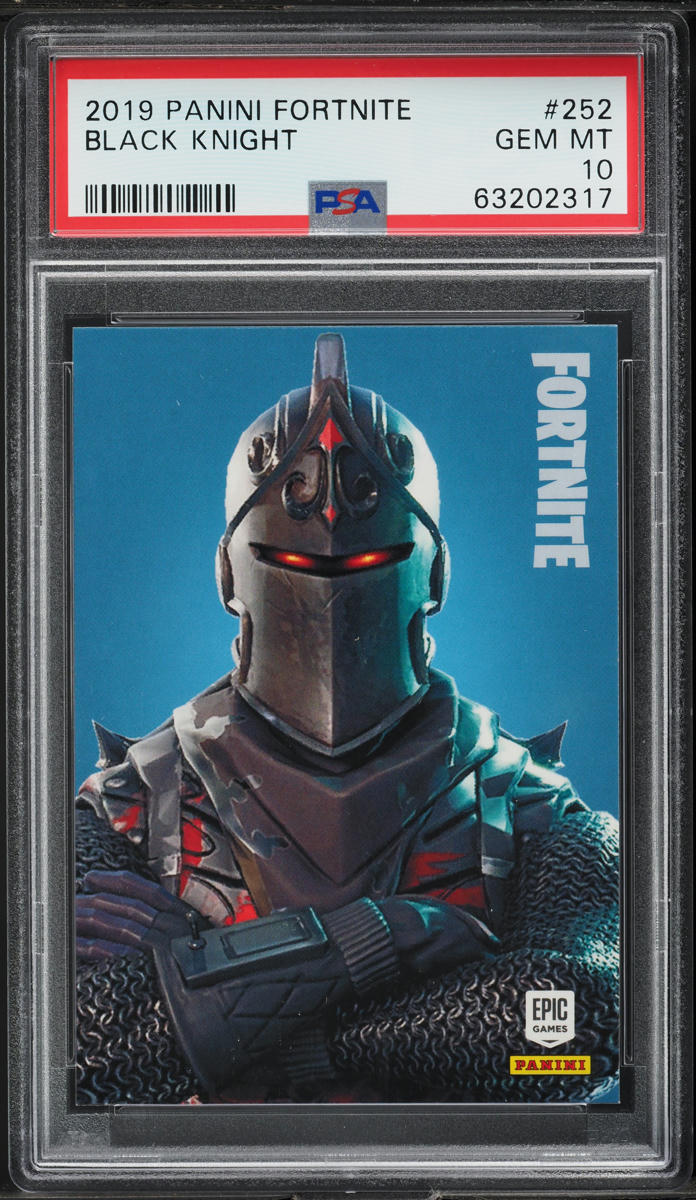 2019 Panini Fortnite Series 1 Black Knight #252 PSA 10 GEM MINT