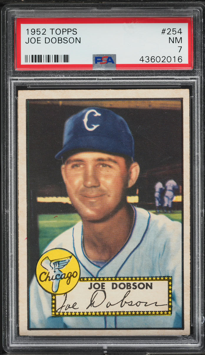 1952 Topps Joe Dobson #254 PSA 7 NRMT