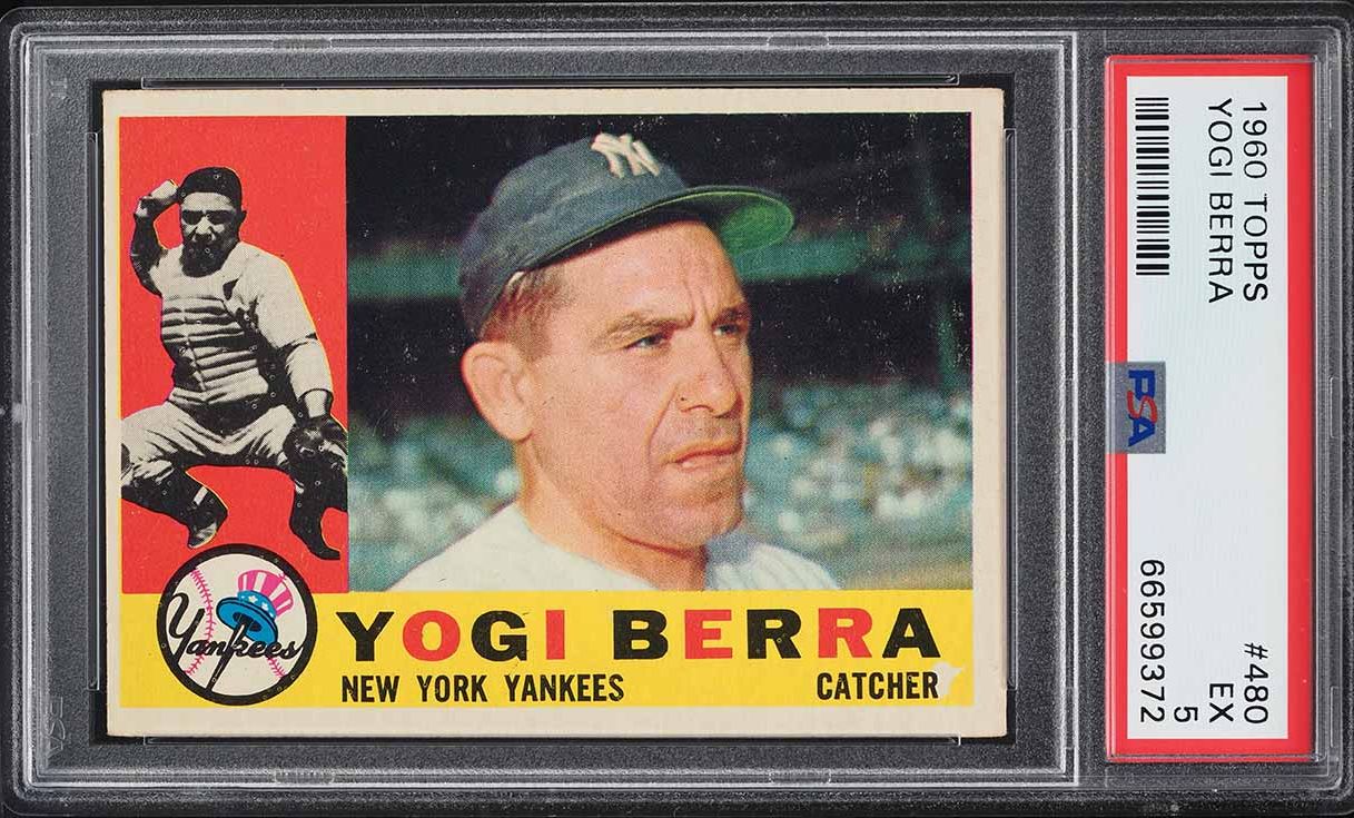 1960 Topps Yogi Berra #480 PSA 5 EX