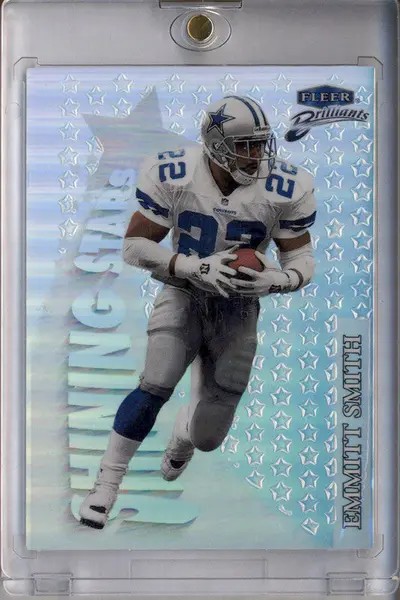 1998 Fleer Brilliants Shining Stars Pulsars #2SS Emmitt Smith