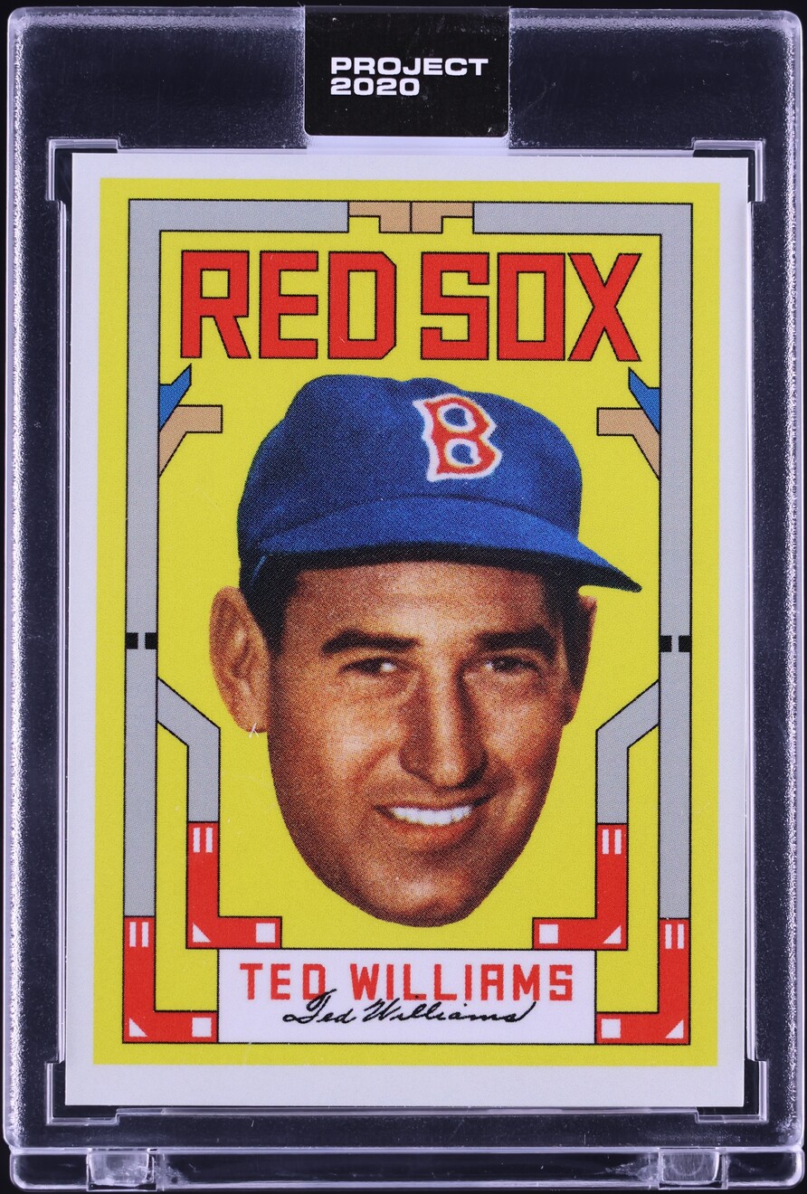 2020 Topps Project 2020 By Grotesk Ted Williams #172