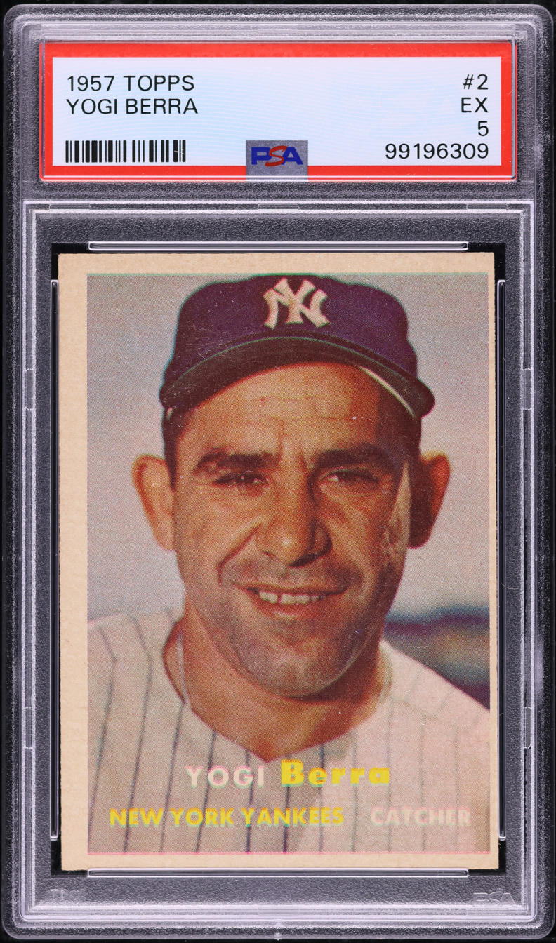 1957 Topps Yogi Berra #2 PSA 5 EX