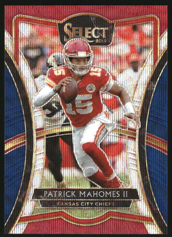 2019 Panini Select Tri Color Prizm #129 Patrick Mahomes II Premier /199