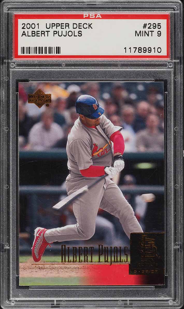 2001 Upper Deck Albert Pujols ROOKIE RC #295 PSA 9 MINT