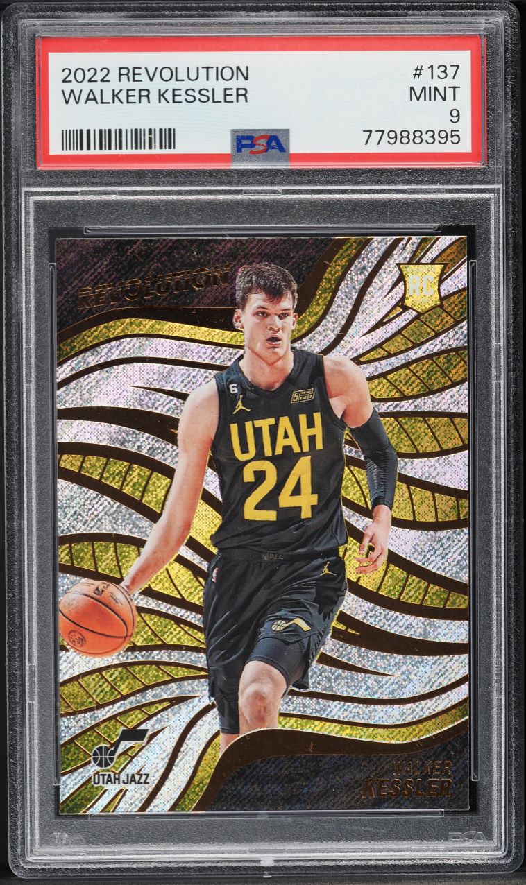 2022 Panini Revolution Walker Kessler ROOKIE #137 PSA 9 MINT