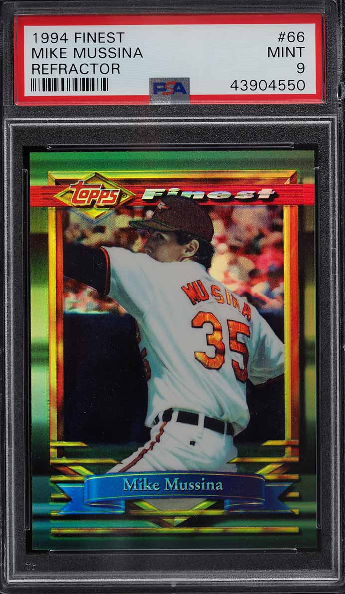 1994 Finest Refractor Mike Mussina #66 PSA 9 MINT