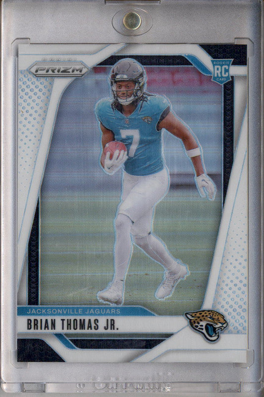 2024 Panini Prizm White Prizm #314 Brian Thomas Jr. RC /35